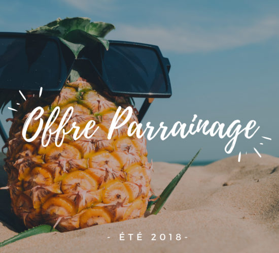 Offre parrainage été 2018